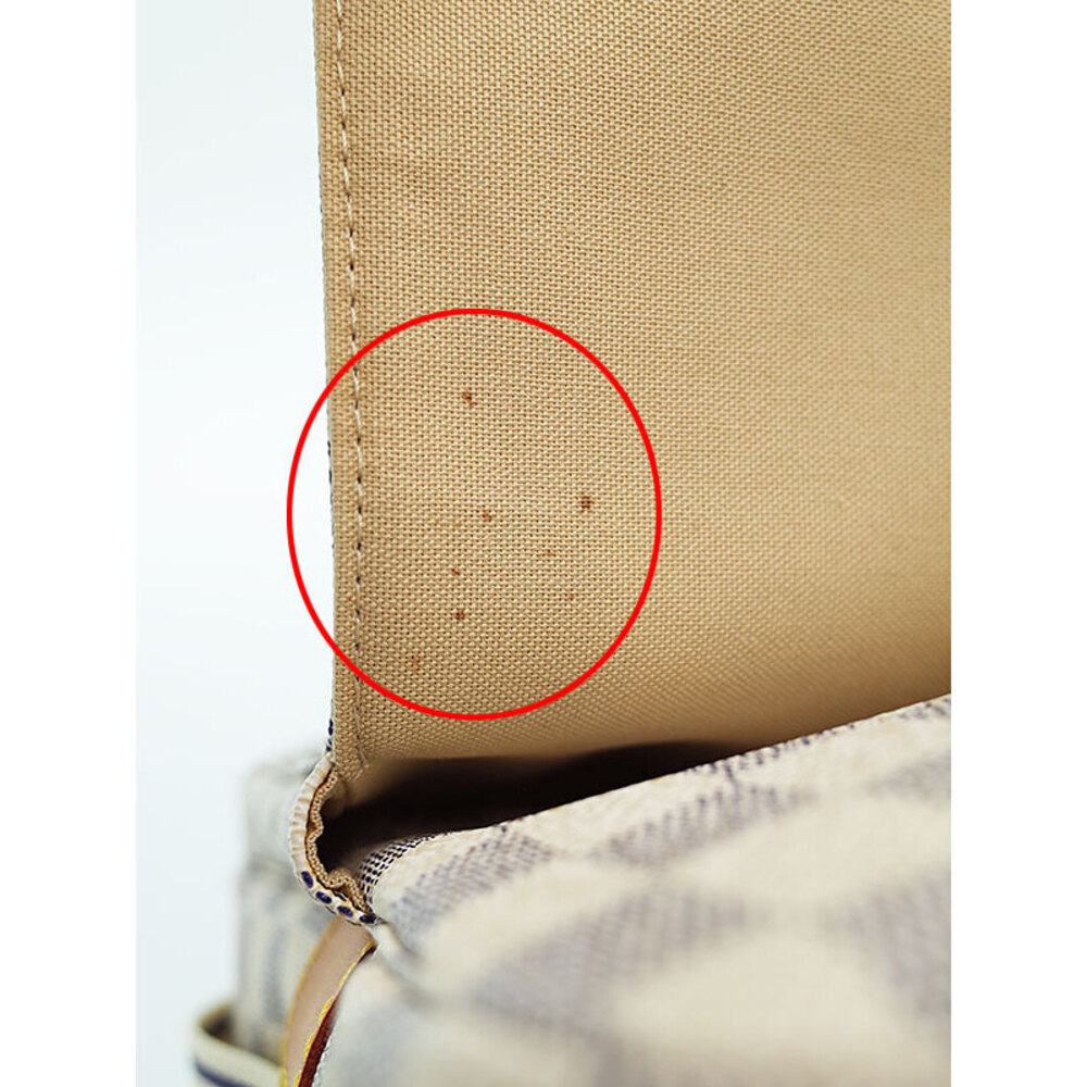 Louis Vuitton Damier Azur White Naviglio Shoulder Bag - Picture 5 of 8